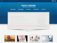 Tablet Screenshot of davecarder.com